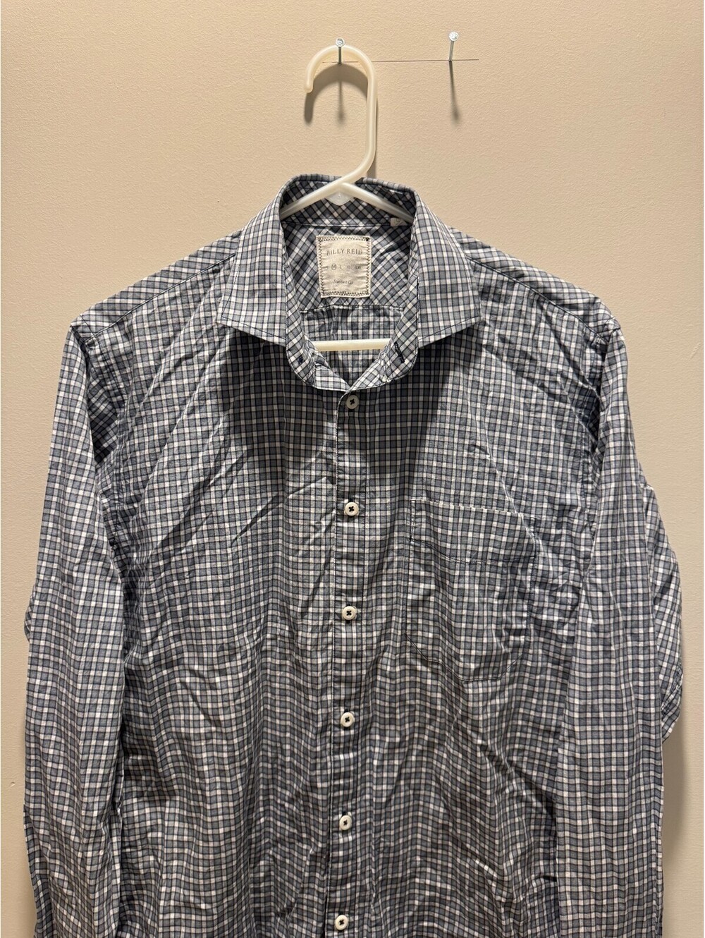 Billy Reid Long Sleeve 100% Cotton Button Up Menโs Medium